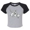 Women's Micro Rib Raglan Baby Tee Thumbnail