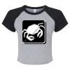 Women's Micro Rib Raglan Baby Tee Thumbnail