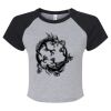Women's Micro Rib Raglan Baby Tee Thumbnail