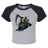 Women's Micro Rib Raglan Baby Tee Thumbnail
