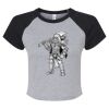 Women's Micro Rib Raglan Baby Tee Thumbnail