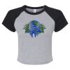 Women's Micro Rib Raglan Baby Tee Thumbnail