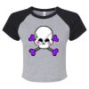 Women's Micro Rib Raglan Baby Tee Thumbnail