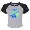 Women's Micro Rib Raglan Baby Tee Thumbnail