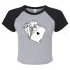 Women's Micro Rib Raglan Baby Tee Thumbnail