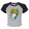 Women's Micro Rib Raglan Baby Tee Thumbnail