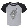 Women's Micro Rib Raglan Baby Tee Thumbnail