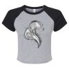 Women's Micro Rib Raglan Baby Tee Thumbnail