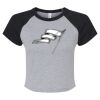 Women's Micro Rib Raglan Baby Tee Thumbnail