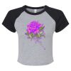 Women's Micro Rib Raglan Baby Tee Thumbnail