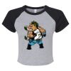 Women's Micro Rib Raglan Baby Tee Thumbnail