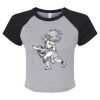 Women's Micro Rib Raglan Baby Tee Thumbnail