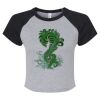 Women's Micro Rib Raglan Baby Tee Thumbnail