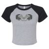 Women's Micro Rib Raglan Baby Tee Thumbnail