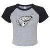 Women's Micro Rib Raglan Baby Tee Thumbnail