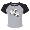 Women's Micro Rib Raglan Baby Tee Thumbnail