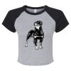 Women's Micro Rib Raglan Baby Tee Thumbnail
