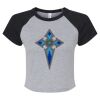 Women's Micro Rib Raglan Baby Tee Thumbnail