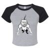 Women's Micro Rib Raglan Baby Tee Thumbnail
