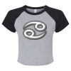 Women's Micro Rib Raglan Baby Tee Thumbnail