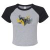 Women's Micro Rib Raglan Baby Tee Thumbnail