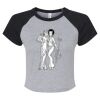 Women's Micro Rib Raglan Baby Tee Thumbnail