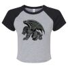 Women's Micro Rib Raglan Baby Tee Thumbnail