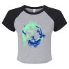 Women's Micro Rib Raglan Baby Tee Thumbnail