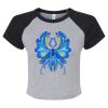 Women's Micro Rib Raglan Baby Tee Thumbnail