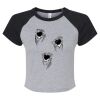Women's Micro Rib Raglan Baby Tee Thumbnail