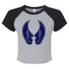 Women's Micro Rib Raglan Baby Tee Thumbnail