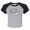 Women's Micro Rib Raglan Baby Tee Thumbnail