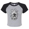Women's Micro Rib Raglan Baby Tee Thumbnail
