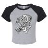 Women's Micro Rib Raglan Baby Tee Thumbnail
