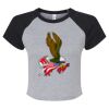 Women's Micro Rib Raglan Baby Tee Thumbnail