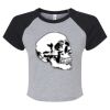 Women's Micro Rib Raglan Baby Tee Thumbnail