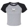 Women's Micro Rib Raglan Baby Tee Thumbnail