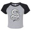 Women's Micro Rib Raglan Baby Tee Thumbnail