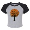 Women's Micro Rib Raglan Baby Tee Thumbnail