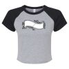 Women's Micro Rib Raglan Baby Tee Thumbnail