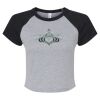 Women's Micro Rib Raglan Baby Tee Thumbnail