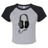 Women's Micro Rib Raglan Baby Tee Thumbnail
