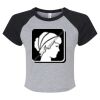 Women's Micro Rib Raglan Baby Tee Thumbnail