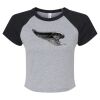 Women's Micro Rib Raglan Baby Tee Thumbnail