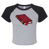 Women's Micro Rib Raglan Baby Tee Thumbnail