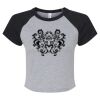 Women's Micro Rib Raglan Baby Tee Thumbnail
