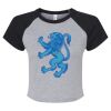 Women's Micro Rib Raglan Baby Tee Thumbnail