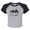 Women's Micro Rib Raglan Baby Tee Thumbnail