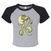 Women's Micro Rib Raglan Baby Tee Thumbnail