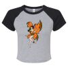 Women's Micro Rib Raglan Baby Tee Thumbnail